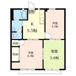 姉ケ崎駅 徒歩13分 2階の物件間取画像